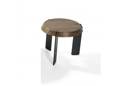 Rund Beistell Tische Luxus Design Braun Tisch Kaffee Wohnzimmer Neu