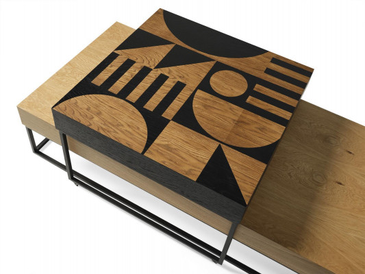 Couchtisch Braun Luxus Holz Wohnzimmer Design Kaffeetisch Möbel Neu