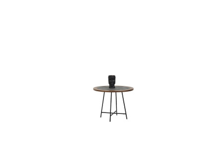 Couchtisch Design Holz Rund Braun Beistell Tisch Wohnzimmer Tische Neu