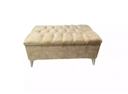 Design Hocker Design Polster Fußhocker Ottomane Sitz Textil Chaise Lounge