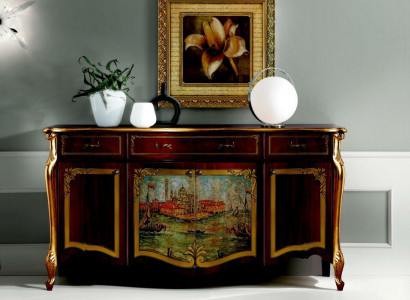 Design Möbel Luxus Barock Buffet Kommode Anrichte xxl Design Italienische Neu
