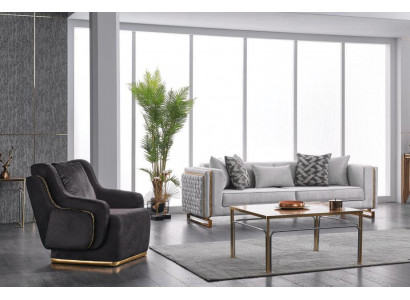 Designer Couchen Weiche Sofa Polster Sofagarnitur Couchen 3+1 Sitzer 2tlg