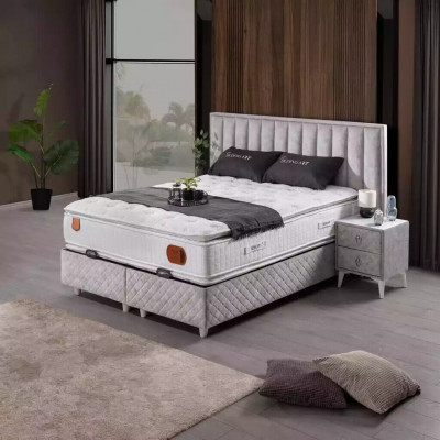 Betten Doppelbett Hotel Bettrahmen Doppel Holz Möbel Bett Polster Luxus Design