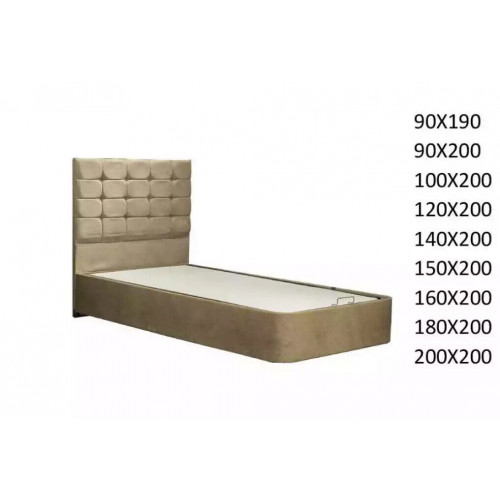 Luxuriöses Designerbett mit Matratze von einem europäischen Möbelhersteller für Schlafzimmer