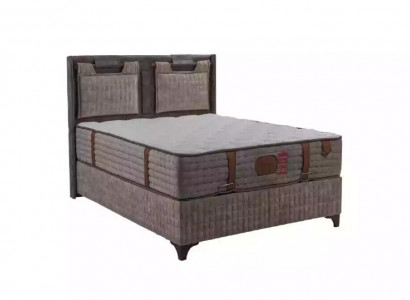 Boxspring Betten Polsterbett Design Hotel Doppelbett Luxus Design 200x200cm