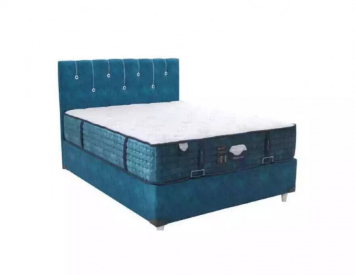 Luxus Schlafzimmer Bett Doppel Betten Design Möbel Bettrahmen Hotel Turkis