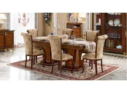 Esszimmer Set Garnitur Stühle 6x Gruppe Essgarnitur Antik Stil Tisch 7tlg. Neu