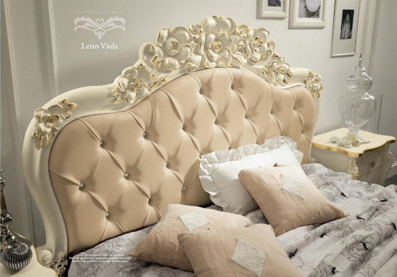 Schlafzimmer Set Beige Schlafzimmer Bett Nachttisch Kommode Spiegel Stuhl 6tlg.
