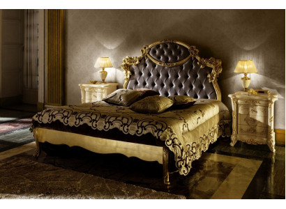 Klassisches Bett Luxus Betten Chesterfield Schlafzimmer Hotel Barock Möbel Neu