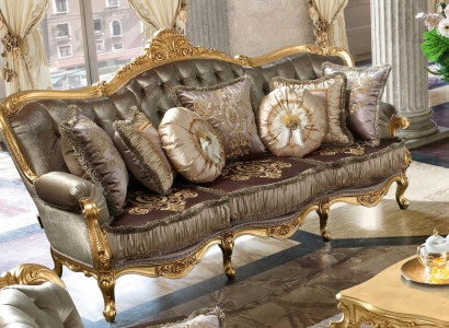 Sofa 3 Sitzer Couchen Sofas Art déco Dreisitzer Textil Sofas Couch Polster Neu