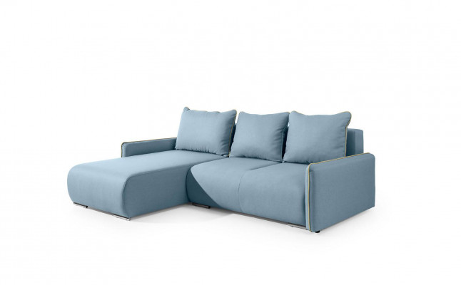 Ecksofa Schlafsofa Sofa Couch Polster Eckgarnitur Bettfunktion Sitz Couchen Neu