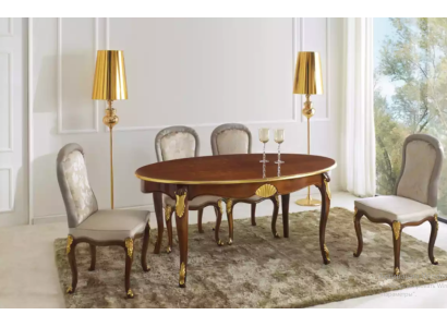 Esszimmer Set Luxus 4x Stühle Essgruppe Garnitur Design Klassischer Möbel