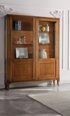 Esszimmer Set Tisch 4x Stühle Anrichte mit Spiegel Klassischе Möbel 8tlg