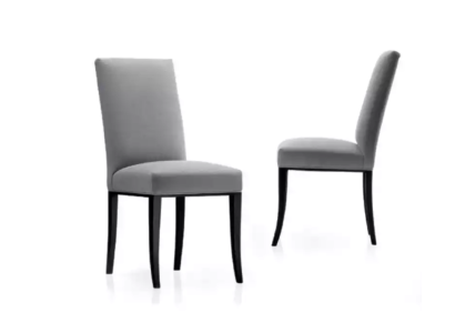 Esszimmerstühle Wohnzimmer Stuhl mit Holzbeinen Modern neu Grau Stühle