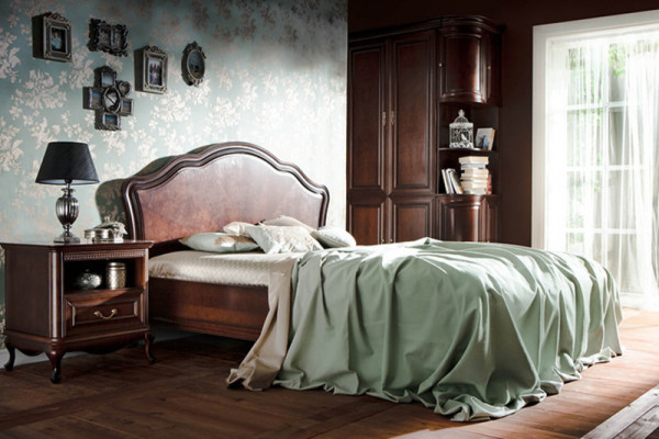 Bett Ehebett Chippendale Doppelbett Königsbett Kolonial Schlafzimmer Model V-P-N