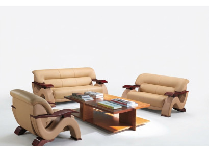 Sofa Couch Polster XXL Big Couchen Sofas Leder Sitz Design 3 Sitzer