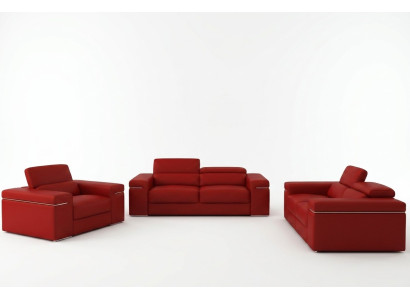 Sofa Polster Couch Sitz 3 Sitzer XXL Big Sofas Couchen Leder 3 Sitzplatz Neu