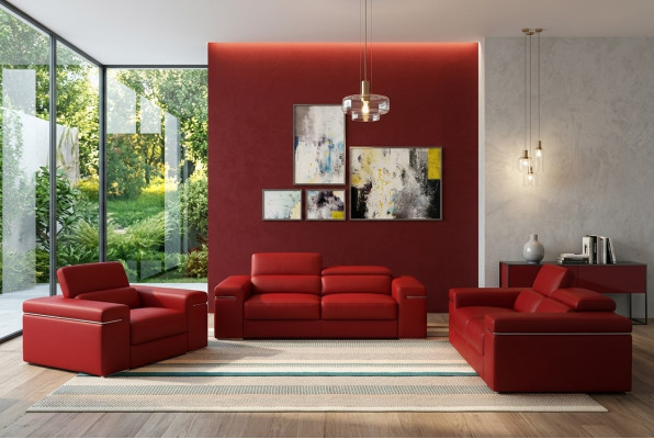 Moderne Sofagarnitur Multifunktions Couch Leder Polster Sitz Couch Garnitur