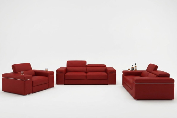Moderne Sofagarnitur Multifunktions Couch Leder Polster Sitz Couch Garnitur