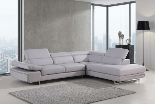 Ecksofa Multifunktion Couch Medien TV Sofa Couch Ledersofa Wohnlandschaft