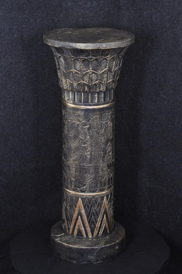 Ägyptische Säule Säulen Pharao Ägypten Figur Skulptur Statue Dekoration Deko Neu