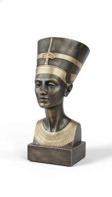 Ägyptische Design Büste Nofretete Figut Statue Skulptur Statuen Skulpturen 52cm
