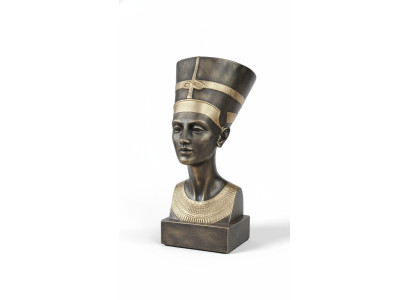 Ägyptische Design Büste Nofretete Figut Statue Skulptur Statuen Skulpturen 52cm