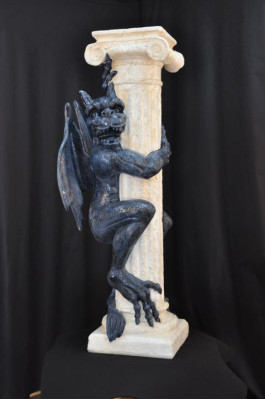 Design Spalten Säule Gragol Gothik Säulen Skulptur Skulpturen Blumen Ständer