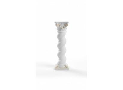 Säule Medusa Mäander Style Dekosäule Säulen Statue Ständer Barock 100cm Neu 1017