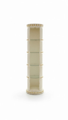 Vitrine Bar Eck Regal Glas Amphore Bodenfase Säule Schrank Vitrinen Regale 1860