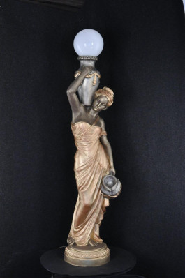 Stehleuchte Lampe Leuchte Statue Figur Skulpturen Skulptur Statuen Stanlampe Neu
