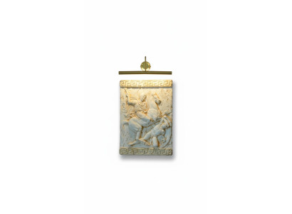 Alexander der Große Pferd Wandrelief Antik Relief Wand Gemälde Bild Handarbeit