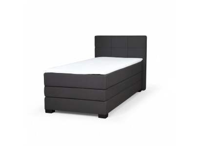 Bett Boxspring Braun Design Bett XXL Big Polster Hotel Ehe Luxus Doppel Betten