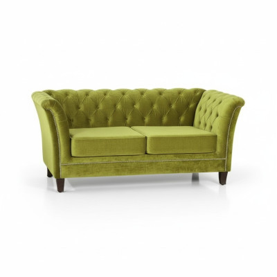 Chesterfield Design Sofa Couch Polster Kanzlei Praxis Büro Sofas Textil Stoff