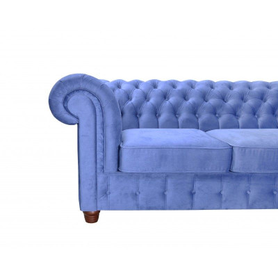 Design Klassiker Chesterfield Big XXL 3 Sitzer Couch Leder Textil Sofas Couchen