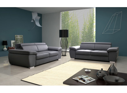 Design Polster Sitz Couch 2 Sitzer Garnitur Sofa Sofas Couchen Textil Stoff Neu