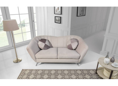 das 2-Sitzer-Sofa in einem eleganten und modernen Stil passt perfekt in jedes Interieur