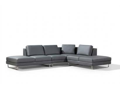 Ledersofa Design Polster Ecksofa Wohnlandschaft Eck Sofas Couchen