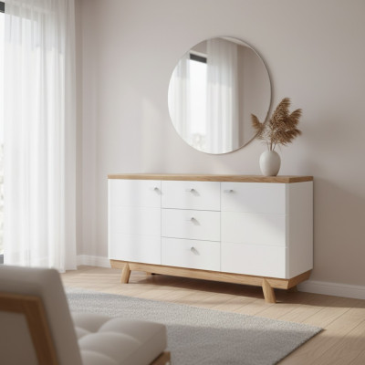 Modernes Sideboard Tische Sideboards Highboard Kommode Kommoden Board Neu AS-K3