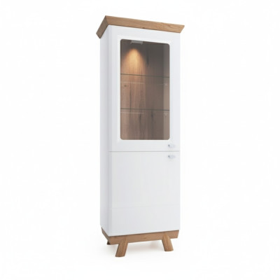 Moderner Vitrinen Schrank Wohnzimmer Hochschrank Hotel Vitrinen Aspen AS-W12