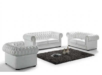 Chesterfield Sofagarnitur Klassiche Wonzimmer Couch Sofa Set Polster Garnitur