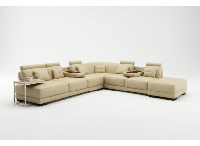 Big Sofa Ledersofa Couch Wohnlandschaft L Form Polster Garnitur Ecksofa
