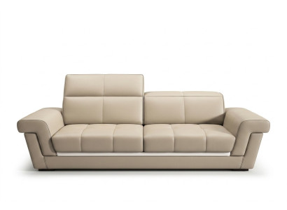 Ledersofa Couch Wohnlandschaft 3 Sitzer Design Modern Sofa 5136_3ER