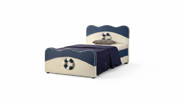 Kinderbett Bett Polster Betten Luxus Hotel Jugend 3D XXL Big 120 / 150x200cm Neu