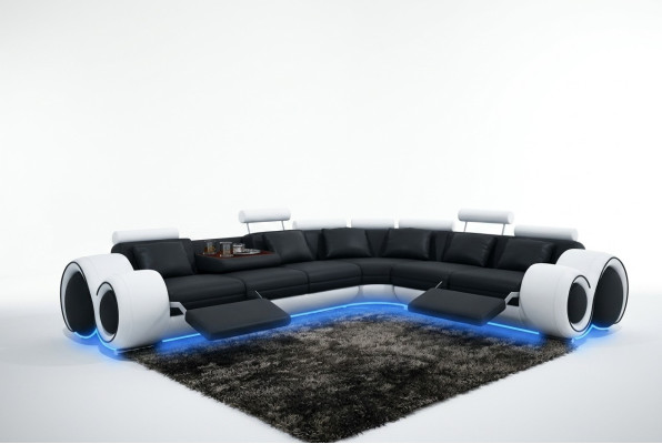 Multifunktions Couch Sofa Polster Sofa Eck Couchen Leder Sofas Ecke XXL