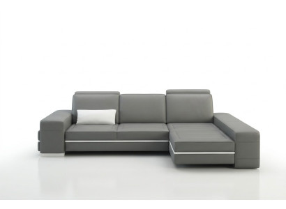 Ledersofa Couch Wohnlandschaft L Form Design Modern Sofa Eck Dekor Sofas