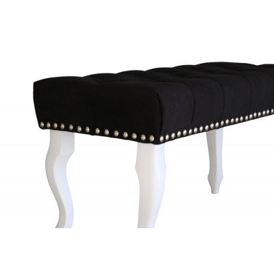 -ChesterfieldHocker Sitzbank Fußhocker Sitzhocker Wohnzimmer Designer Hocker Neu