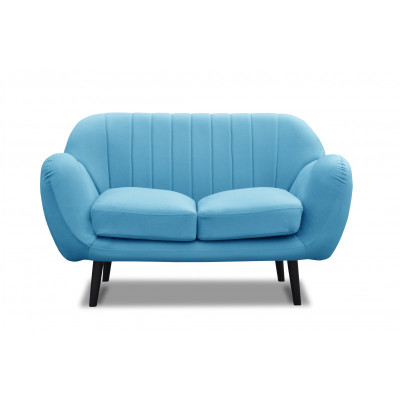 Stoffsofa 2 Sitzer Couch Polster Designer Büro Office Couchen Sofa Kanzlei Bank