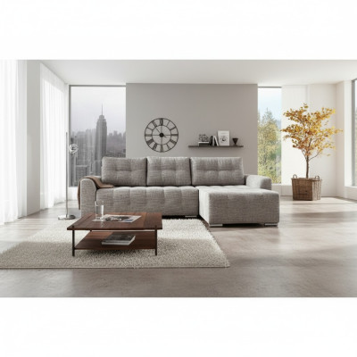 Design Ecksofa Sofa Loft Bettfunktion Couch Polster Sitz Eck Sofas Schlafsofa