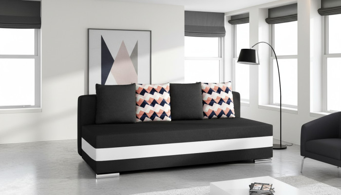 Multifunktion Couch Schlafsofa Büro XXL Textil Big Sofa Couchen 3Sitzer Polster